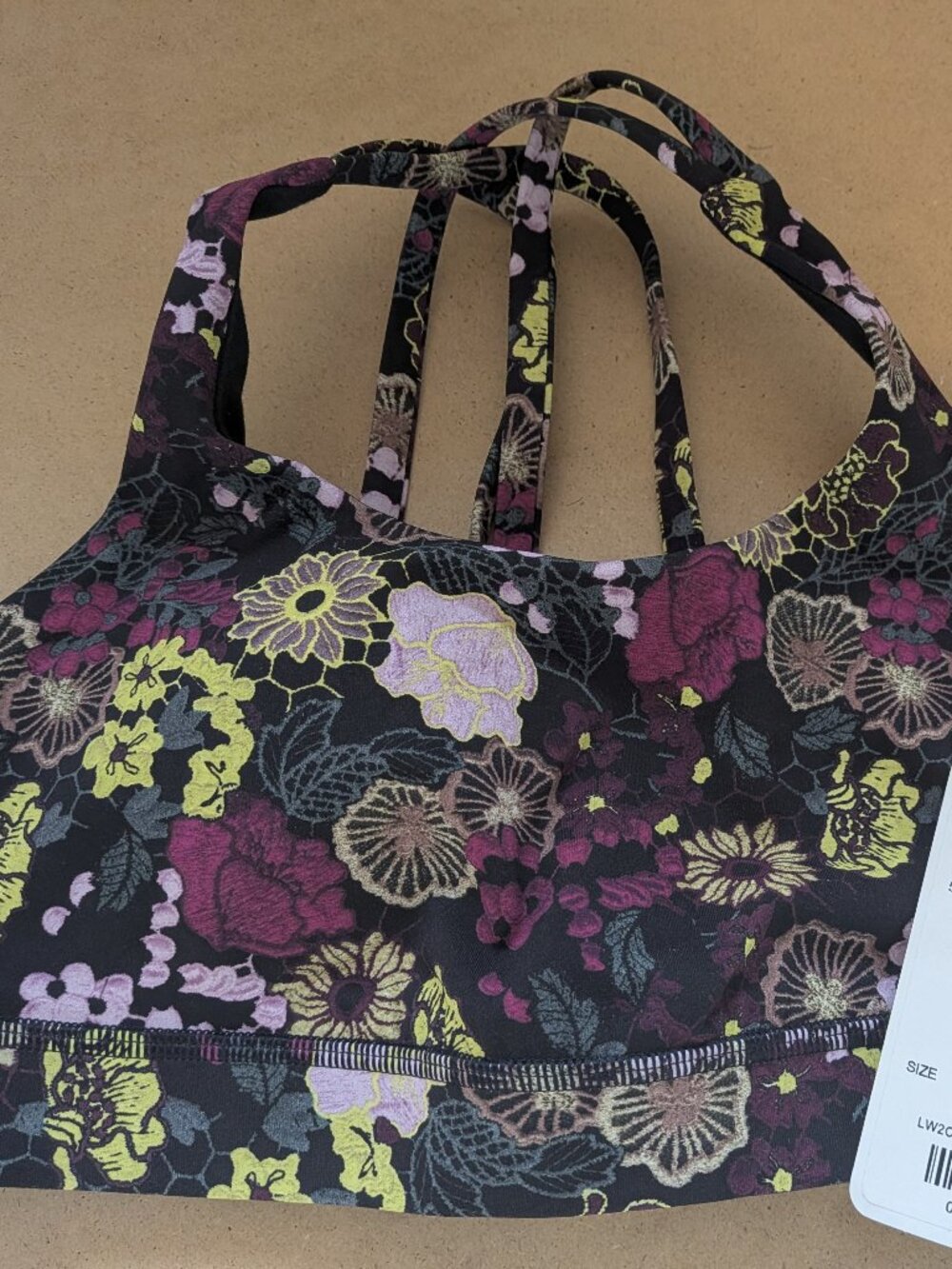 Lululemon Energy Bra Size 4 B/C Cup BNWT! Flurolace Multi $54
